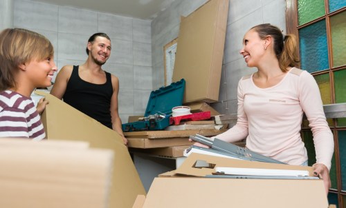 Home moving service for a Highbury property with careful packing and loading support