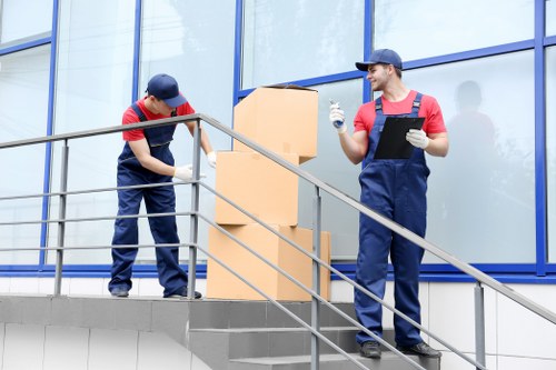 Commercial removal truck hire for a business move in Highbury