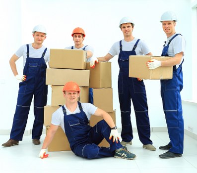 Professional moving truck loading for a Highbury move