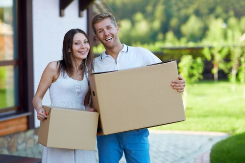 Careful furniture handling during a Highbury apartment relocation