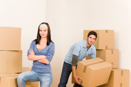 Professional movers planning a relocation in Highbury